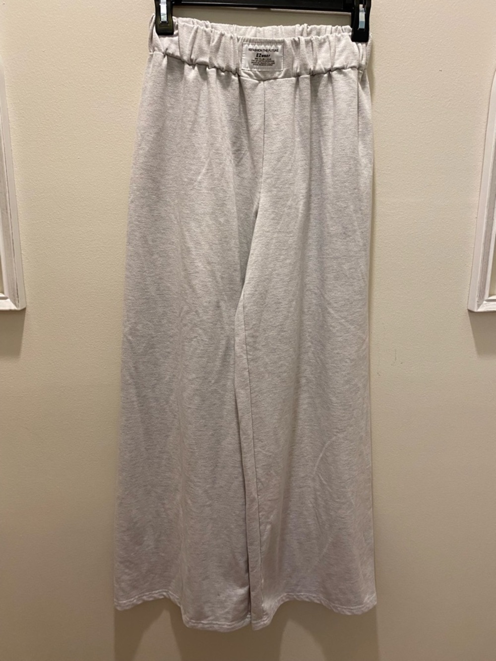 Light Gray Wide Leg Lounge Pants